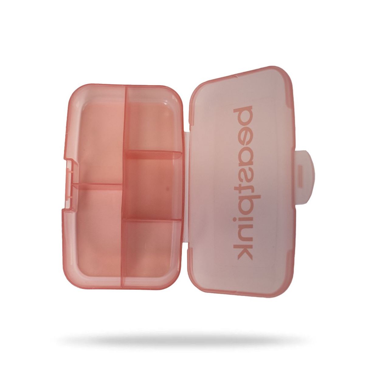 BeastPink Tablettenbox Daily PillBox Aufbewahrungsbox für Kapseln & Pillen Pink