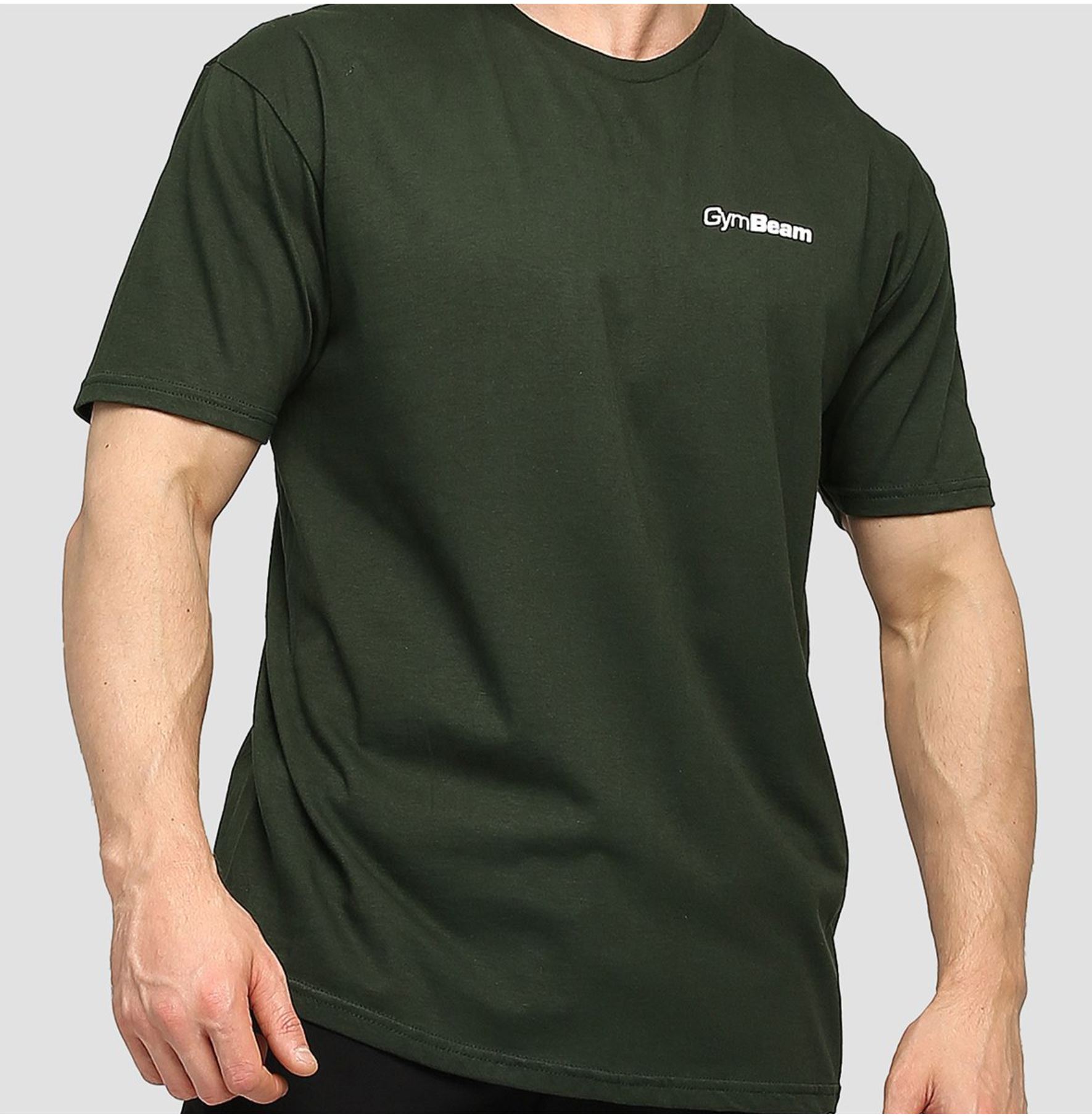GymBeam Basic T-Shirt atmungsaktiv für Männer aus 100% Baumwolle