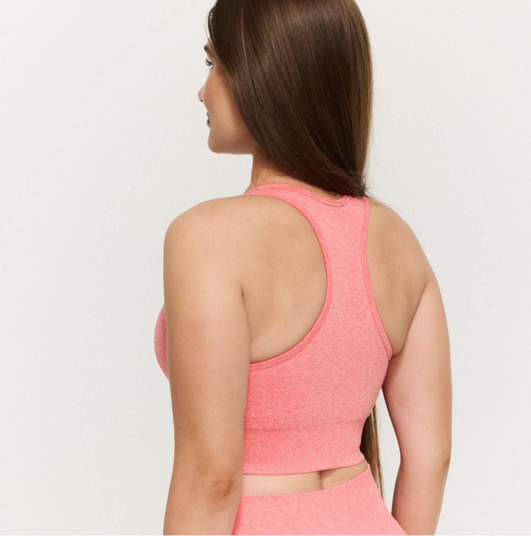 GymBeam Sport-BH FLO Bustier Trainings-BH mit Melange-Effekt