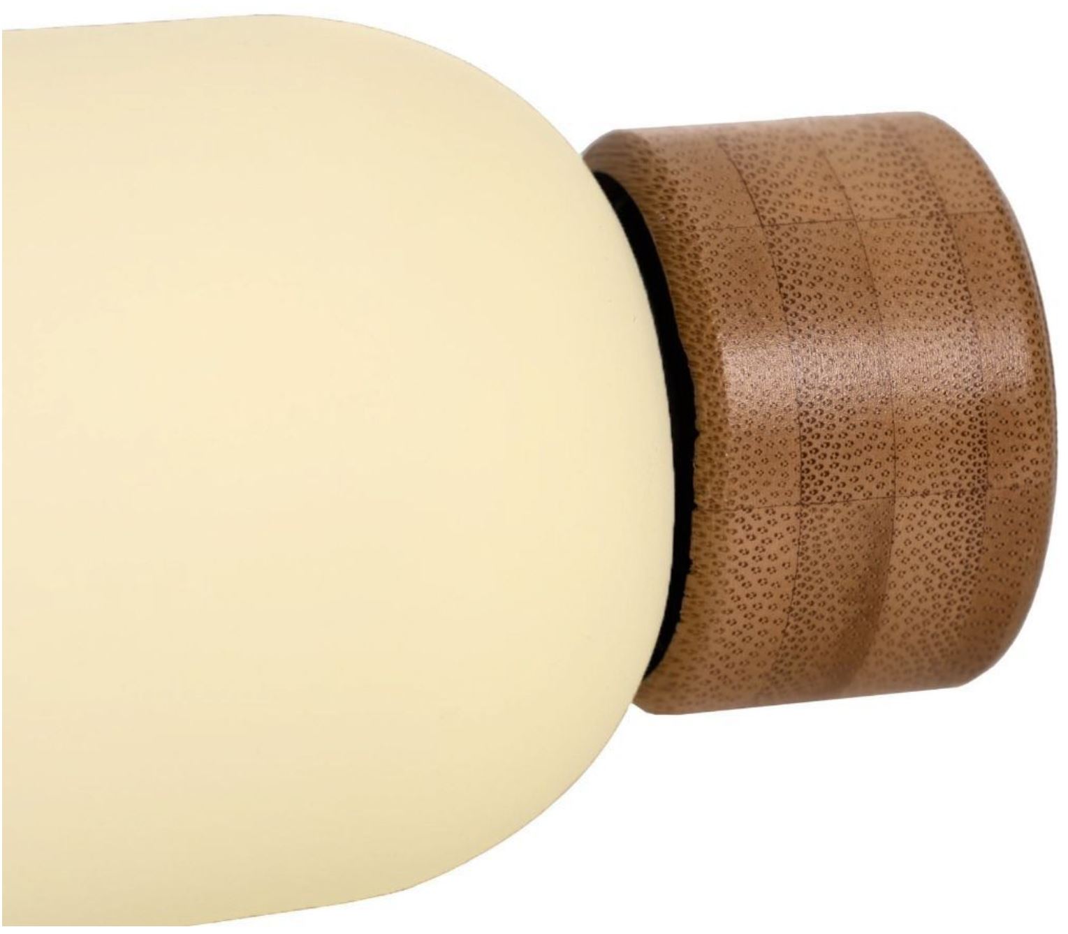 VanaVita Öko-Bambusflasche Stahl-Trinkflasche Thermoflasche 500 ml