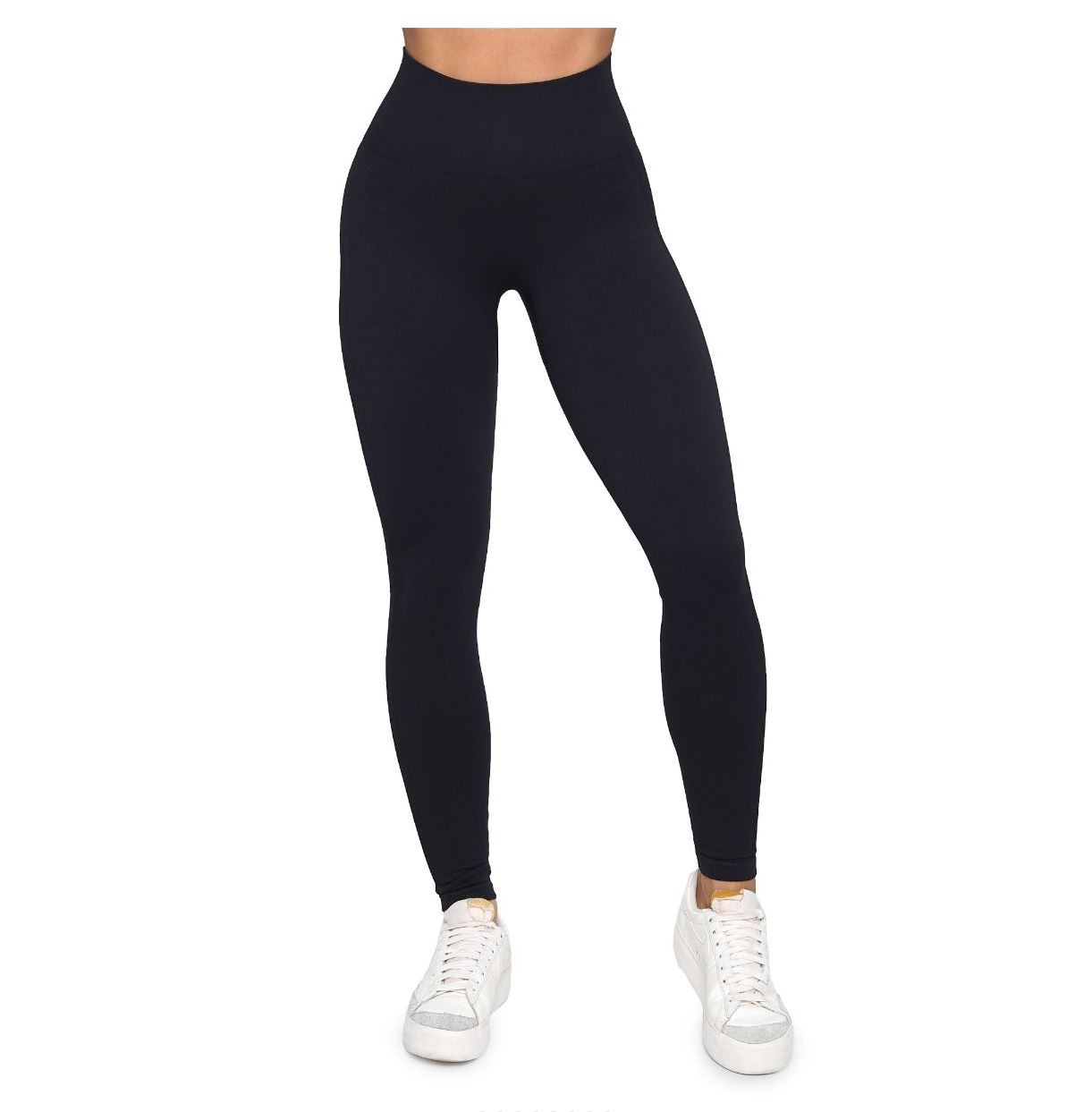 GymBeam Scrunch-Bum-Leggings LIFT schwarz Nahtlose Sportleggings für Frauen Gr. M