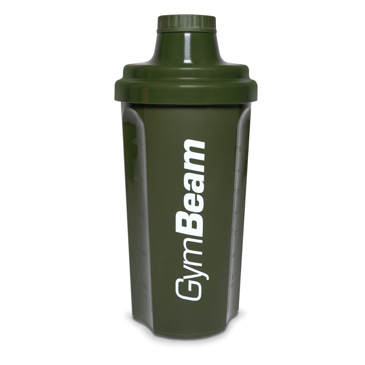 GymBeam Protein-Shaker 500 ml grün Getränkeshaker Auslaufsicher mit Skala