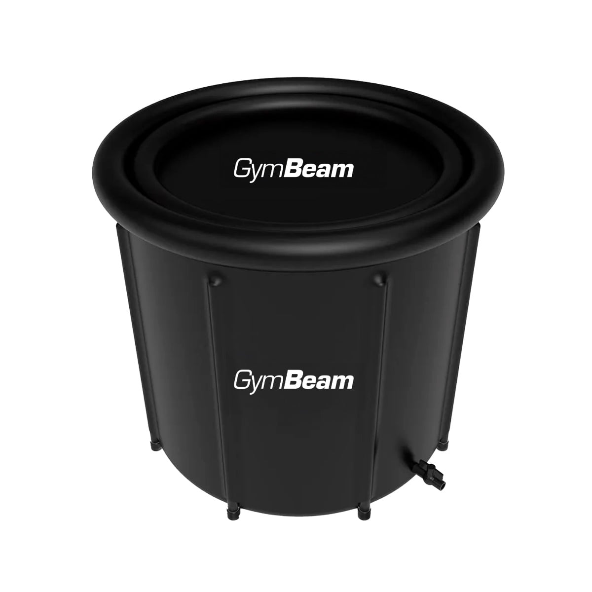 GymBeam Eisbadetonne 380 Liter Eistonne für 1 Person zur Kältetherapie Komplett-Set