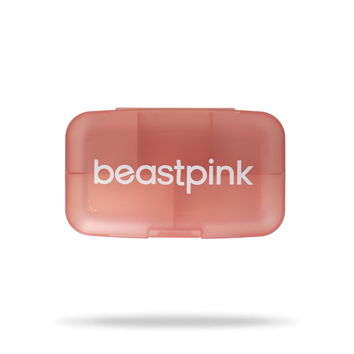 BeastPink Tablettenbox Daily PillBox Aufbewahrungsbox für Kapseln & Pillen Pink