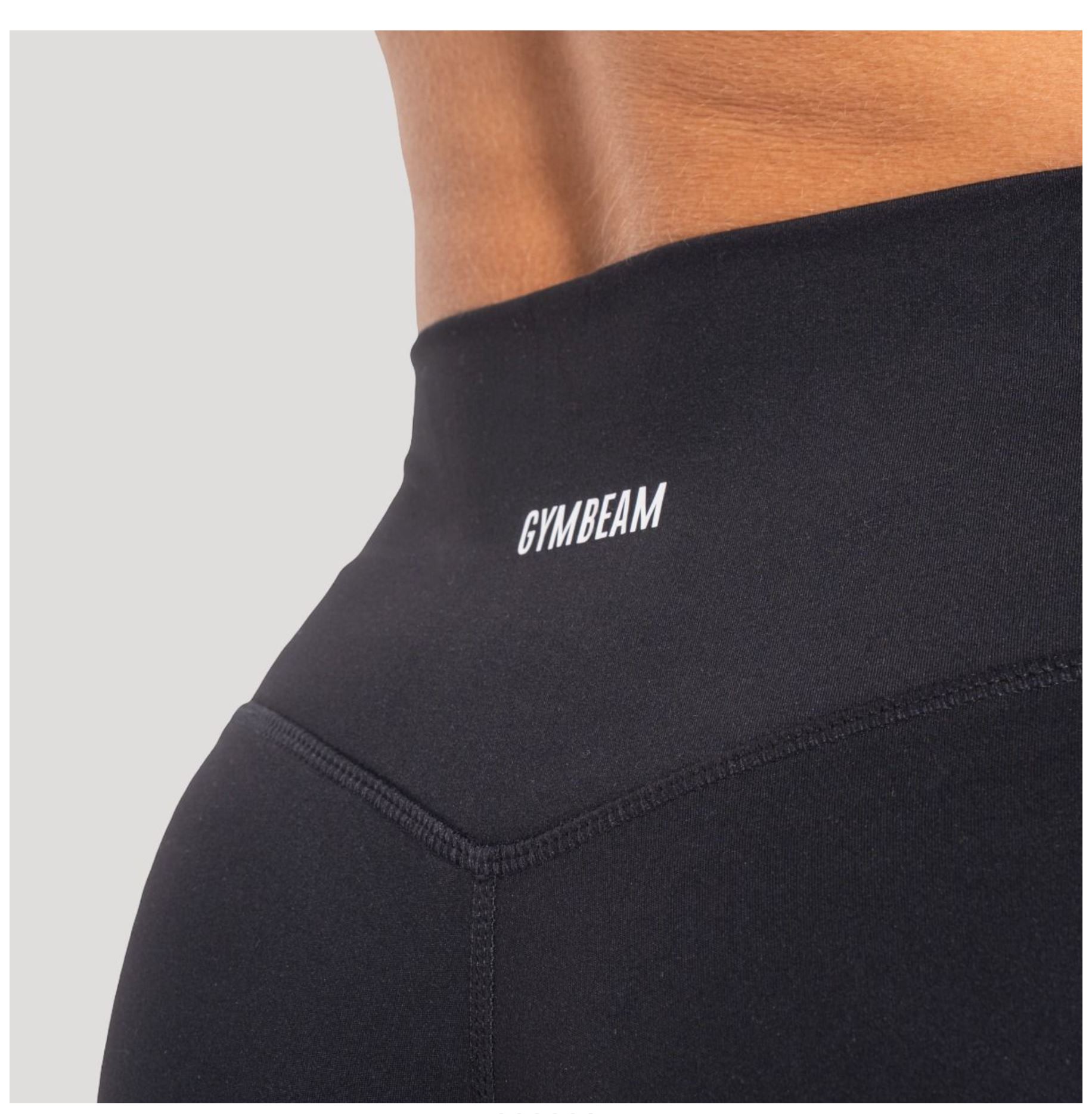 GymBeam Sporthose FLOW schwarz für Frauen Straight Pants atmungsaktive Trainingshose mit Strech Gr. XXL